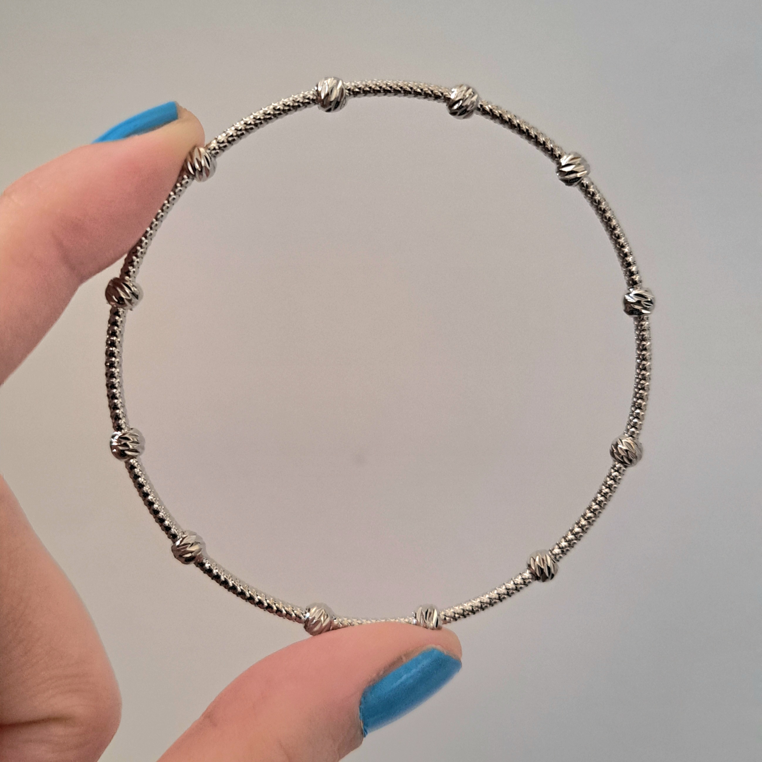 النگوی توپی نقره ای بنگل توپی نقره ای